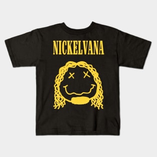 NICKELVANA Band Tee Parody Meme Kids T-Shirt